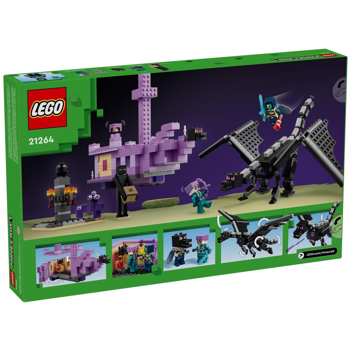 LEGO Minecraft Sets: 21264 The Ender Dragon and End Ship NEW | eBay