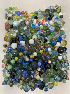 5.65kg Bulk Mixed Glass Marbles Assorted Sizes Colours Large Job Lot
