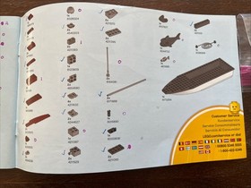 Lego City 60147 Set Legos + Manual NO BOAT OR BOX INCLUDED - Sport Fishing