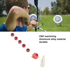 Compound Bow Peephole Set with Cap 37 45 Degree Replaceable Inner Core Peep