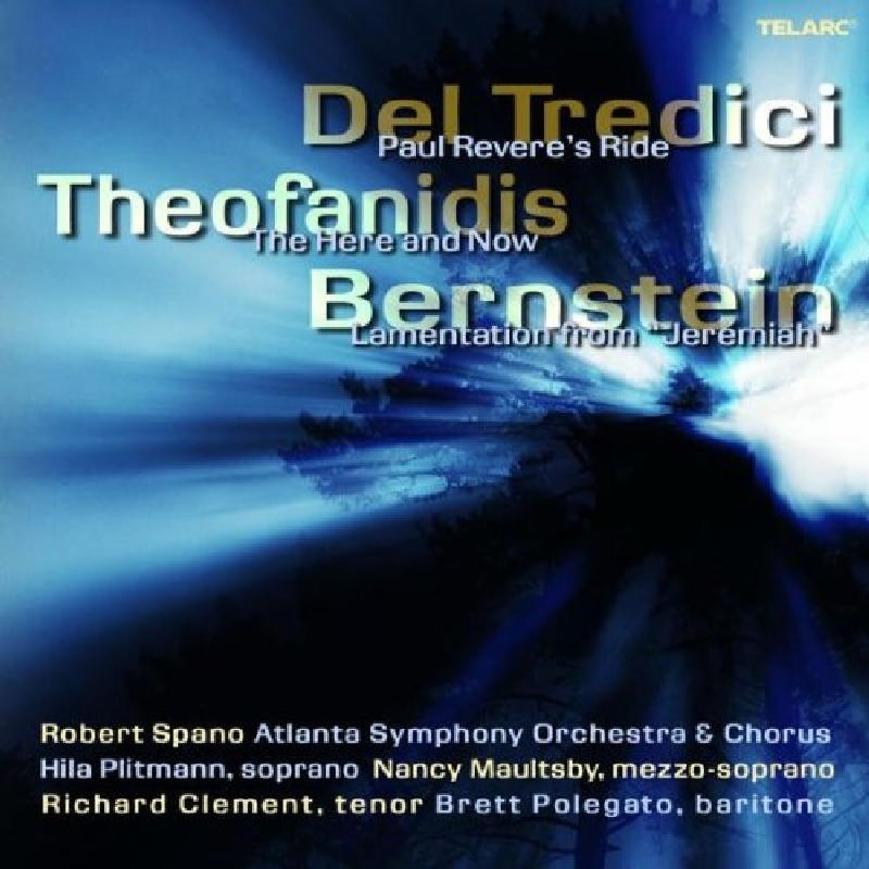 CD80638 Atlanta Symphony Orchestra and Robert Spano Del Tredici - Paul Revere's