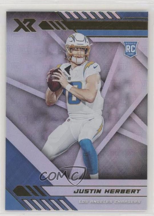 2020 Panini XR Rookie Justin Herbert #103 fm0