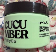 VICTORIA'S SECRET PINK Cucumber Refreshing Body Scrub 10 oz 283g NEW