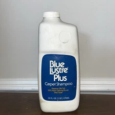 Vintage 1976 Blue Lustre Carpet Shampoo Cleaner 80% Full