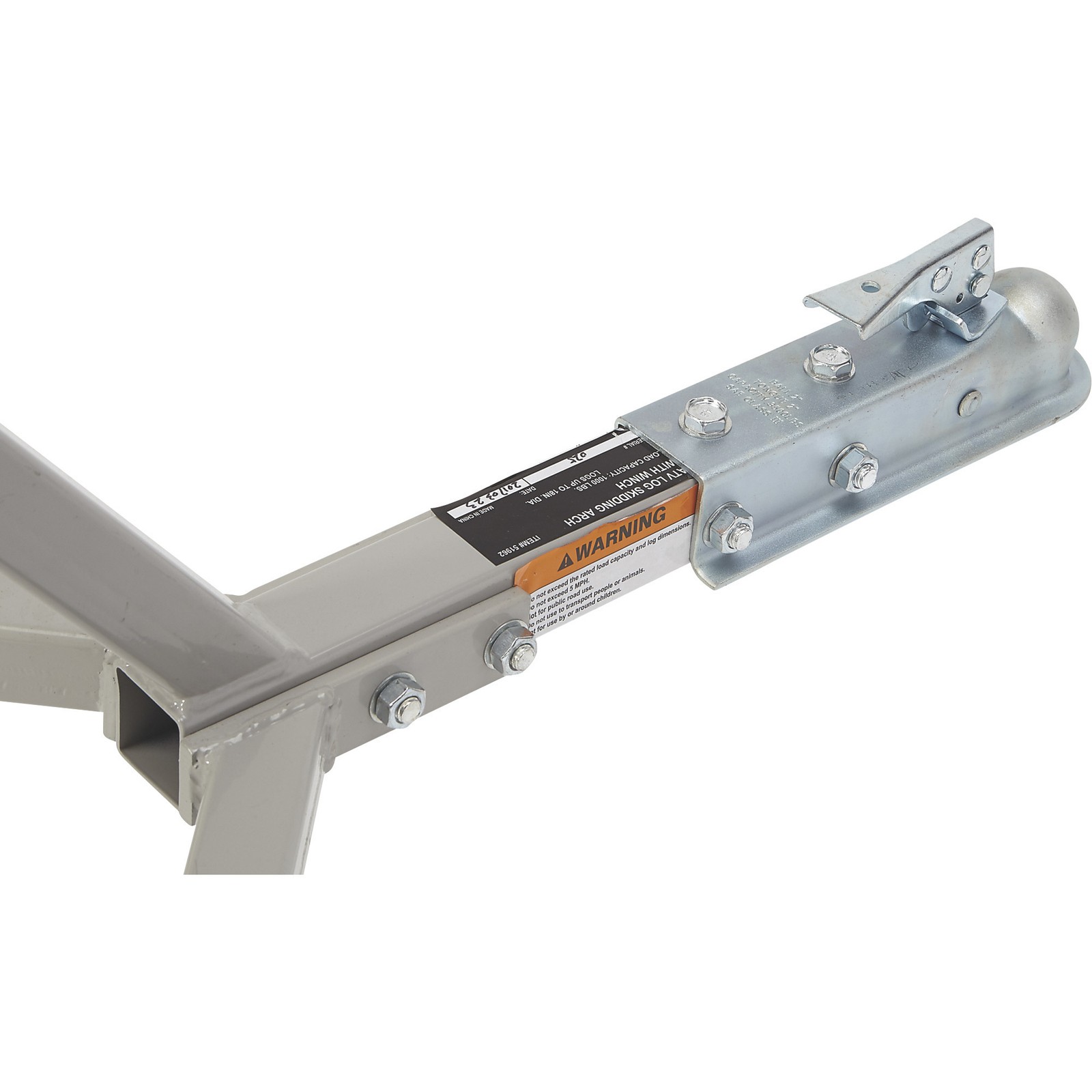 Strongway ATV Log Skidding Arch, 1000-Lb., 18in. Dia. Capacity