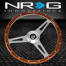 Nrg 380mm 1 Deep Classic Woodgrain Steering Wheel 18 Rivents 3-spoke Aluminum Nrg 380mm 1 Deep Classic Woodgrain Steering Wheel 18 Rivents 3-spoke Aluminum