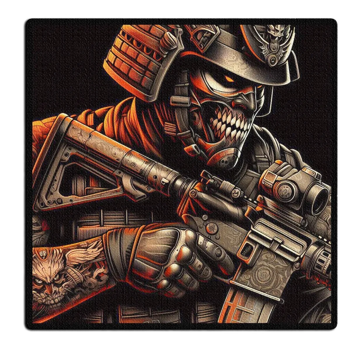 Chevron patch samurai