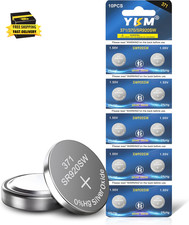 10 Pack 371 SR920SW Watch Battery AG6 370 371 Button Coin Cell Long Lasting 1.55