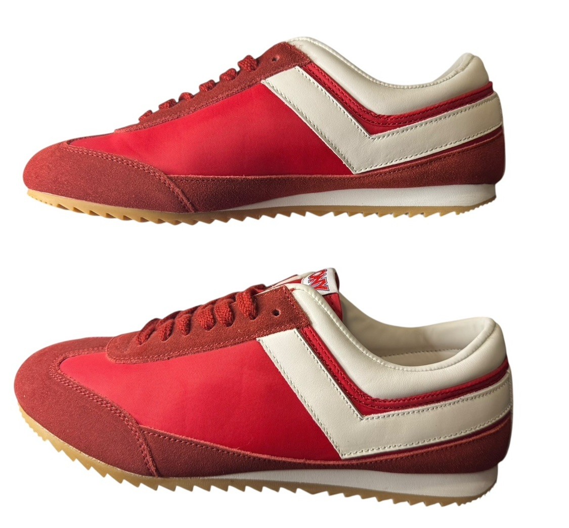 Sneakers basse PONY Racer scamosciate retrò 550 10420 uomo taglia 10