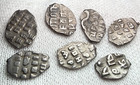 Russian Imperial Silver Wire Kopek Cheshuika Medieval Hammered Coins 7 pc Lot — photo 2