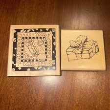 JRL Design Wooden Rubber Stamp Happy Birthday To You Unbranded Present Stamp