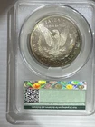 1880-S Morgan  Silver Dollar CAC MS63 Uncirculated $1 CRESCENT TONING ON THE REV