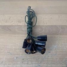 Vintage Christmas Light Strand Green Noma Style READ