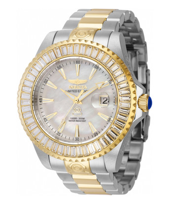 Invicta Grand Diver Limited Edition Men's 47mm White Pearl Dial Auto Watch 44316