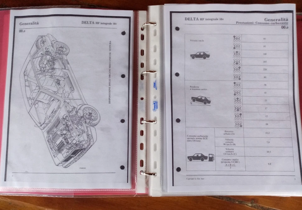 Lancia Delta 4WD COPIA Manuale Officina Riparazione - Immagine 2 di 4