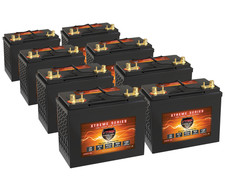 QTY 8 XTR12-155 POLARIS EV AGM VMAX Dry Battery 12V 155AH DEEP CYCLE MAINT FREE