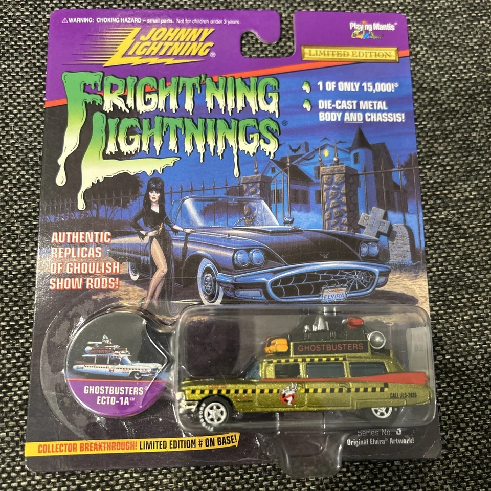 Johnny Fright’ning Lightning Ghostbusters II Ecto-1A Gold Hearse Series 3 - Image 4 of 4