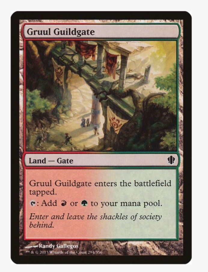 Gruul Guildgate | Commander | Pauper EDH Staple | MTG Gates Deck Land | LP