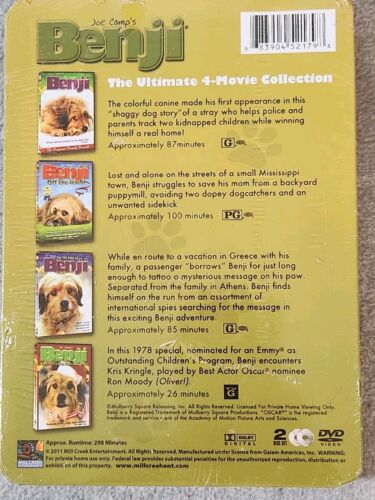 NEW Benji - The Ultimate 4-Movie Collection (DVD) Sealed - Picture 2 of 7