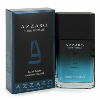 Azzaro Naughty Leather by Azzaro Eau De Toilette Spray 3.4 oz for Men New