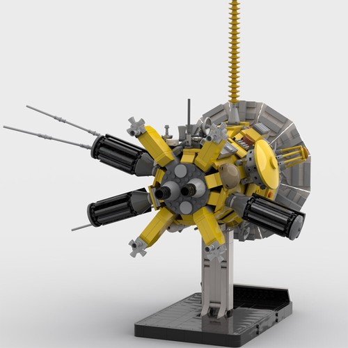 NASA Space Cassini Huygens Probe with Base 2096 Pieces Building Blocks Set - Picture 7 of 12