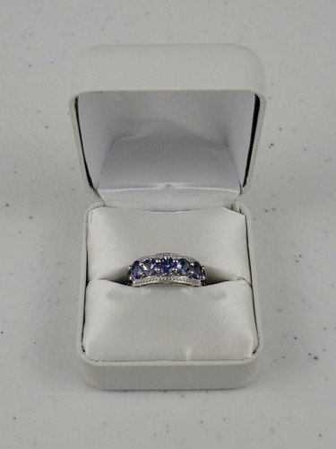 Tansanit Dezember B-Stein (1,6ct) 925 Sterling Ring (Gewicht: 3,27g) Größe 7 - Bild 12 von 12