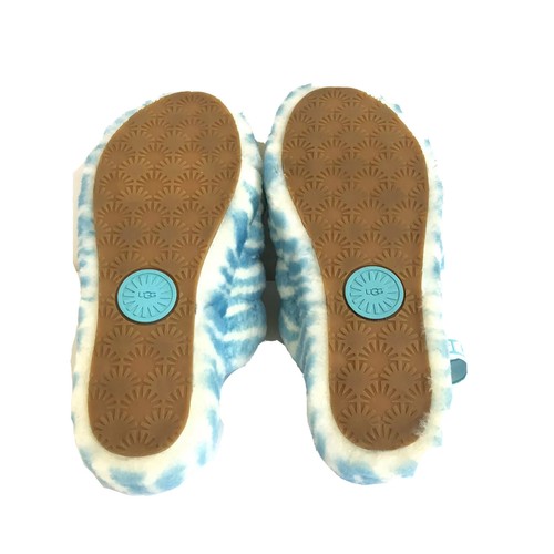 UGG FLUFF YEAH SLIDE ZEBRA CLEAR WATER MOCASSIN SANDAL US 10 / EU 41 / UK 8 - Picture 5 of 6