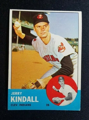 1963 Topps Baseball #36 Jerry Kindall Cleveland Indians - Imagen 1 de 2
