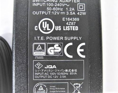 Icom - Switching Power Adapter - BC-207S - SA142B-12U - 12V 3.5A 42W - New - Picture 6 of 11