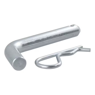 Trailer Hitch Pin & Clip, 5/8-Inch Diameter, Fits 2-Inch Receiver in Zinc 21500