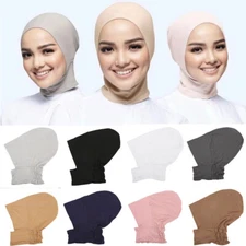 Modal Women Under Scarf Turban Hat Hijab Cap Islamic Muslim Soft Stretch Bonnet