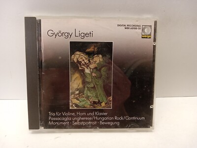 Gyorgy Ligeti - Trio Fur Violine, Horn and Klavier (CD, Wergo) Germany - German