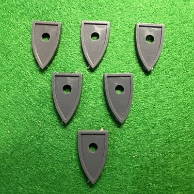 Warhammer Krieger Kämpfer Schild Gebiss x6 Schilde 80er Games Workshop Zitadelle  