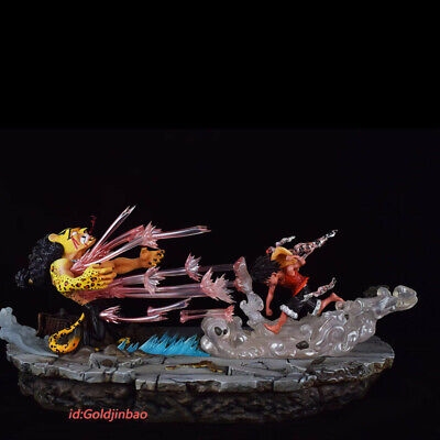 G5 Studio One Piece Monkey D Luffy VS Rob Lucci Resin Model In