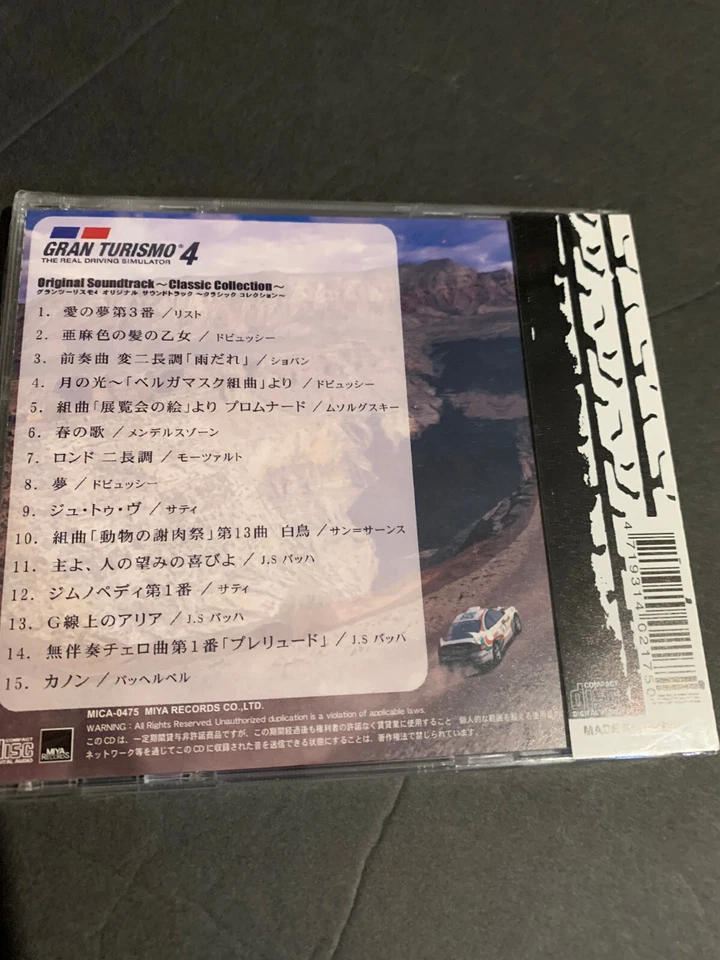 Gran Turismo 4 CLASSIC COLLECTION SONGS Game Soundtrack CD NEW SEALED Foto 2 de 3