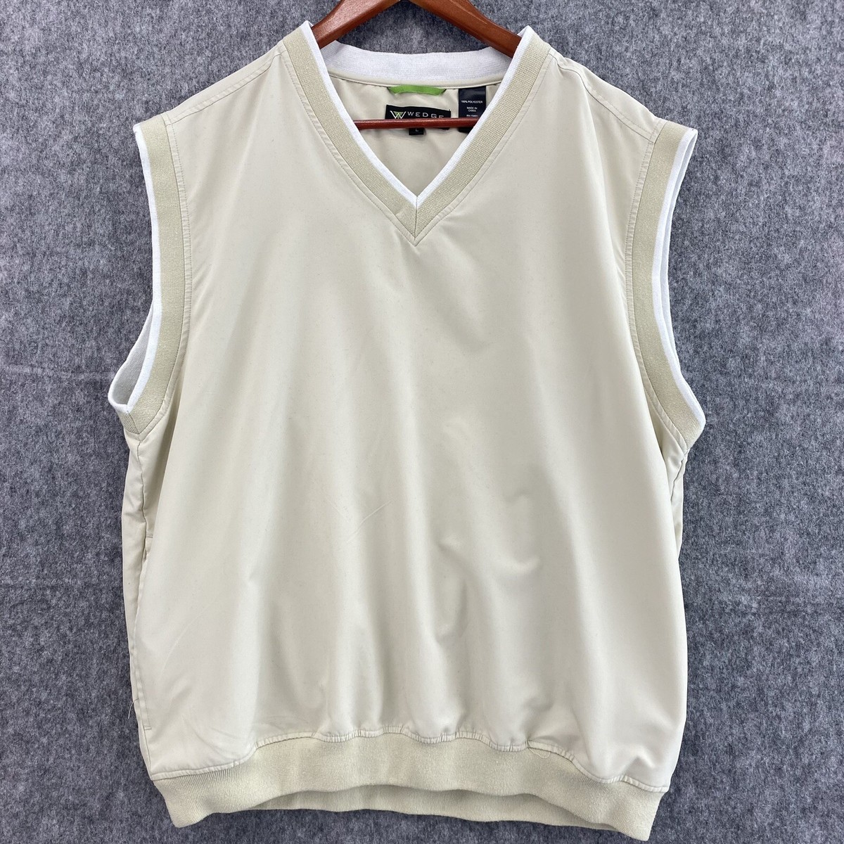 トップス Unlikely Anything Golf Vest[BEIGE] Brand New Unlikely 24SS Golf Vest for Men in Size XL