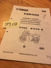 Yamaha FZR1000 89 FZR 1000 Istruzioni Preparazione Setup Manuale Montaggio Su