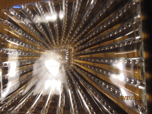 Vintage/Antique Crystal Cut &Etched Relish/DividedDish bowl misc set lot of 6 - Picture 4 of 13
