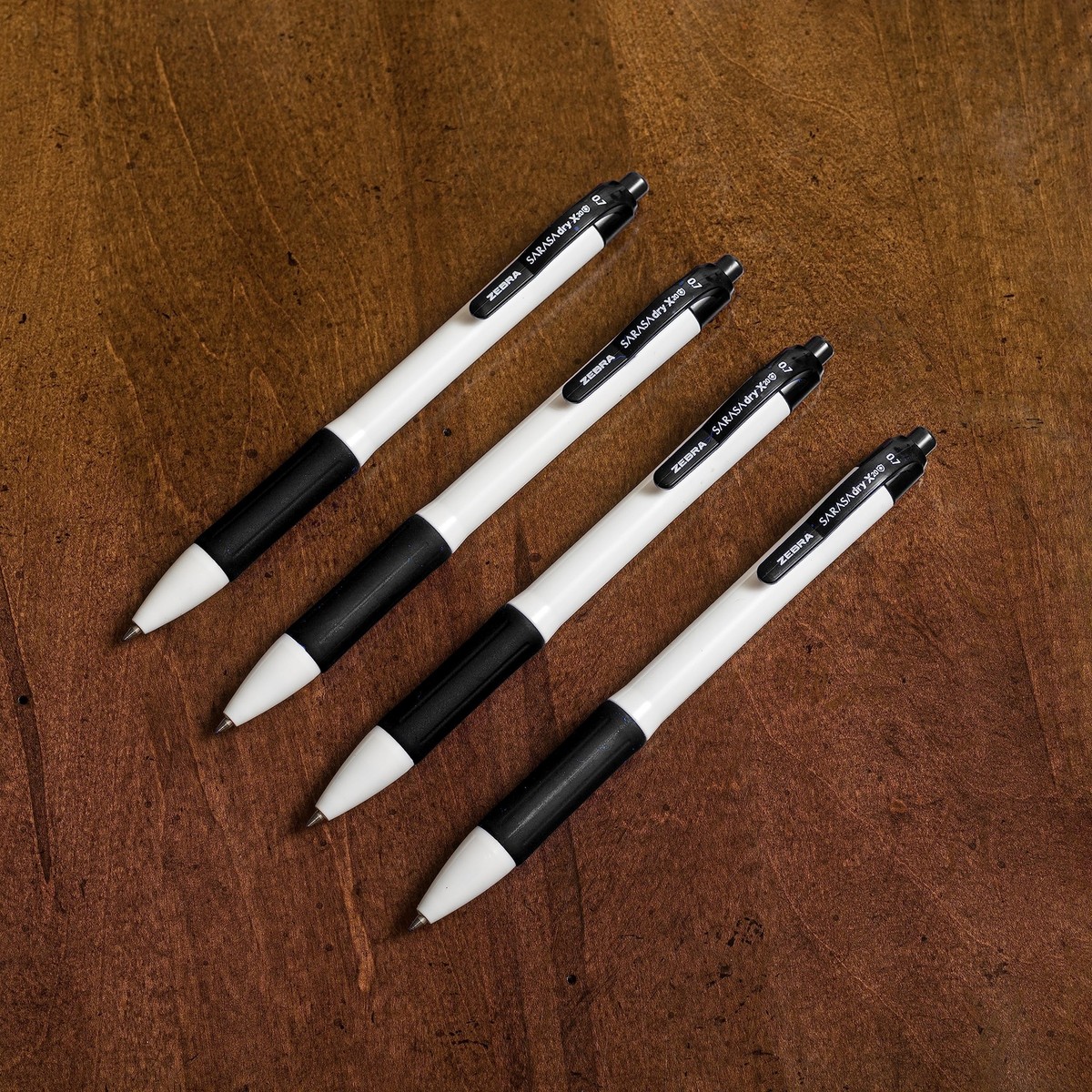 Zebra Sarasa Dry X20 0.7mm Black Gel Ink Pens Pack of 12 Quick Dry