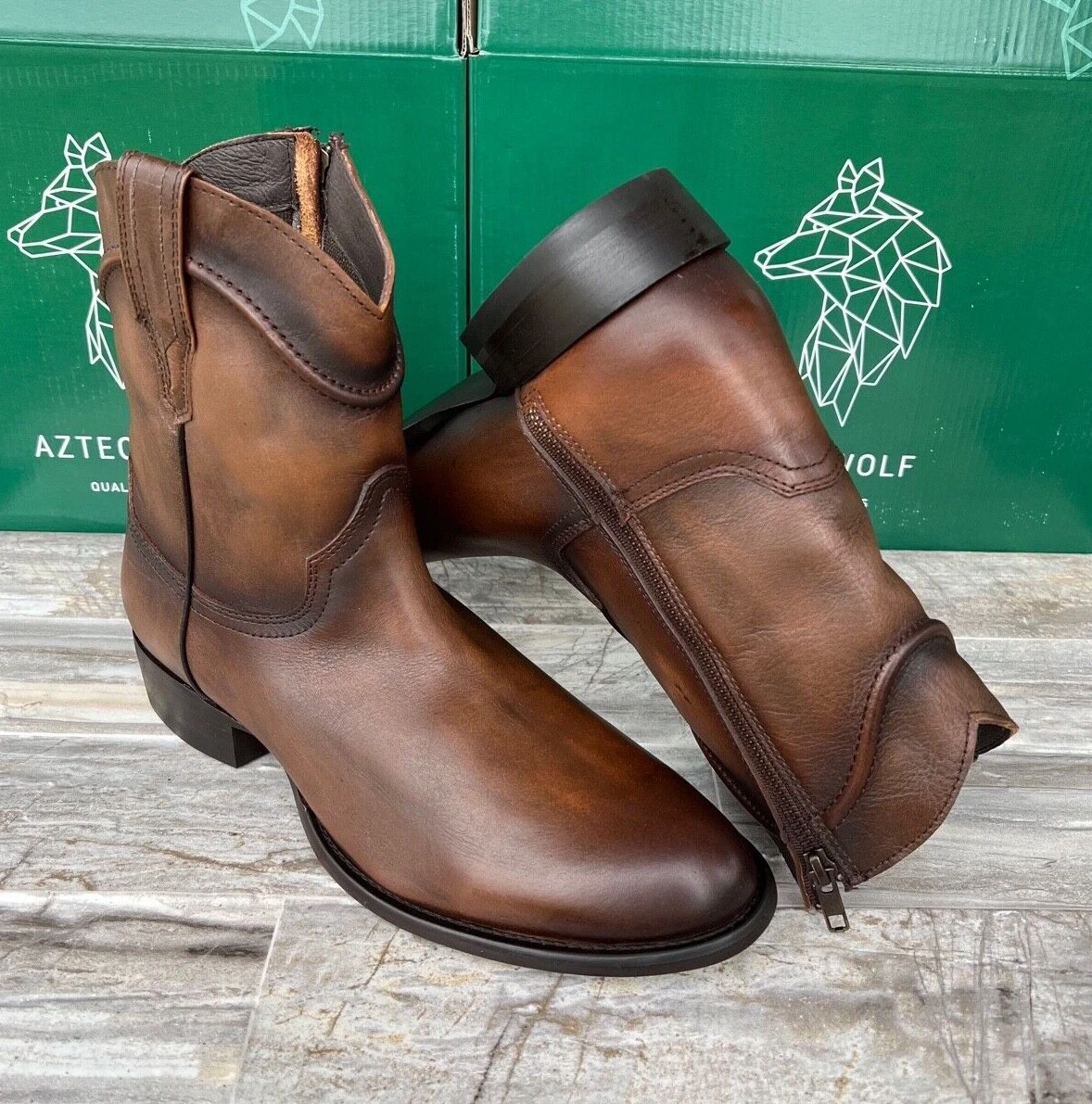 Brown 2025 boots cowboy