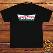 New Krispy Kreme Doughnuts Restaurant Logo Black/Grey/White/Navy T-Shirt S-5XL