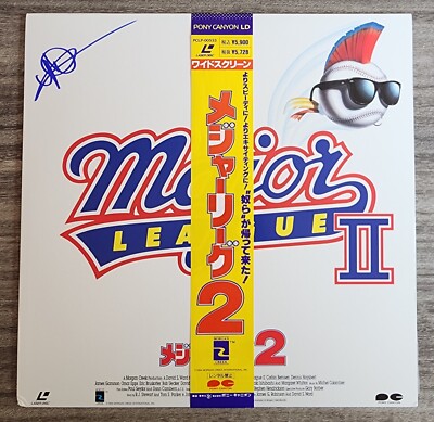 Michelle Burke Signed Major League 2 Japanese Imported Laserdisc