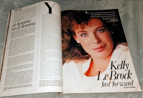VOGUE MAGAZINE January 1985 KELLY LE BROCK De Kooning CINDY C VINTAGE 1980s UK - Picture 5 of 22