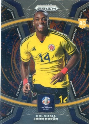 2024 Panini Prizm Copa America JHON DURAN RC ROOKIE #24 PHENOMENON COLOMBIA