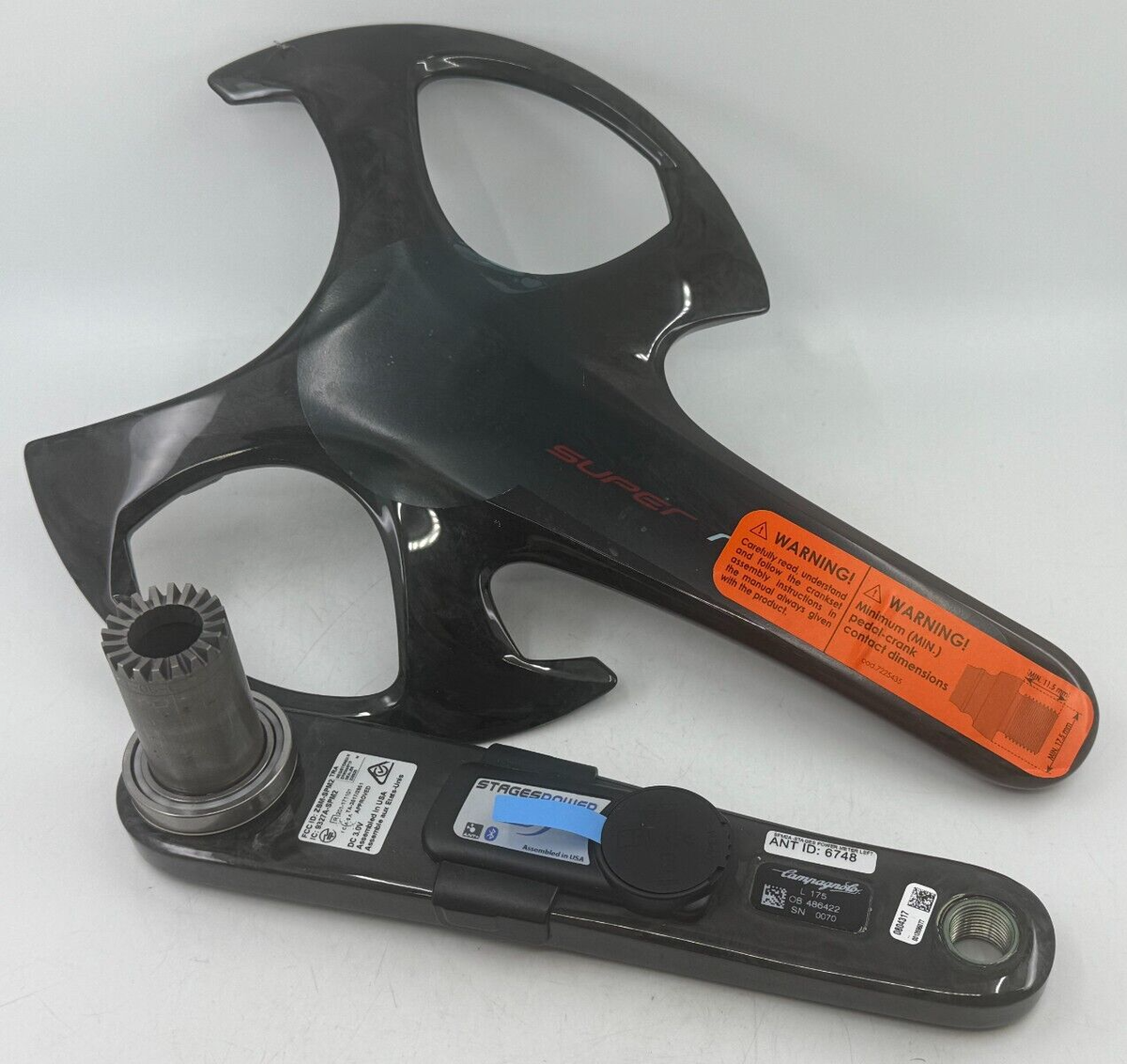 STAGES Power Meter CAMPAGNOLO Super Record 12-speed 172.5mm STAGES Power Meter CAMPAGNOLO Super Record 12-speed 172.5mm