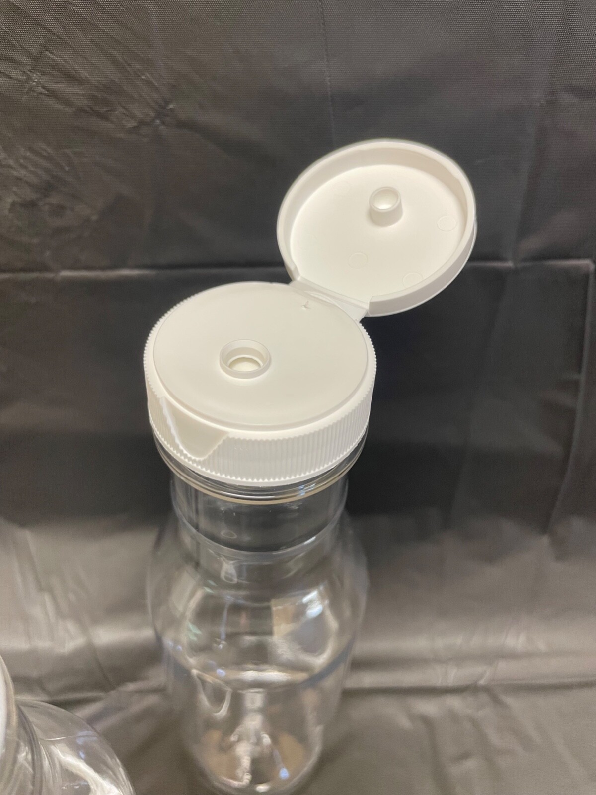 12oz plastic PET bottles/lid, great for household liquids. $0.50 each