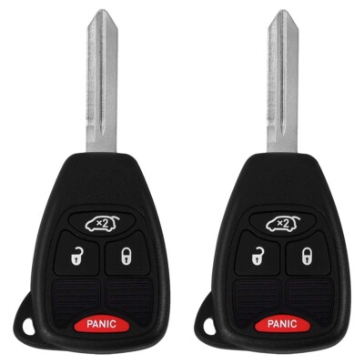 AKS KEYS Aftermarket Replacement for Chrysler Key Fob 4B - OHT692427AA (2 Pack)