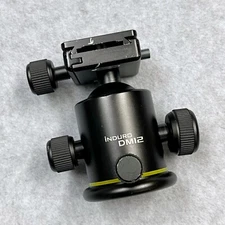 Induro DM12 Ballhead Professional Tripod Head Heavy Duty Quick Release Plate