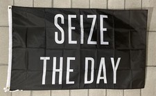 Motivational Flag Free Ship Seize The Day Weight USA 3x5' Sign Banner
