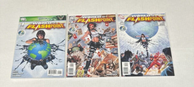 DC Comics Flashpoint THE WORLD OF FLASHPOINT 1-3 COMPLETE SET